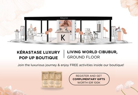 Kérastase Luxury Holiday Pop Up Boutique 2026 x MAY MAY di Central Park Mall, Jakarta