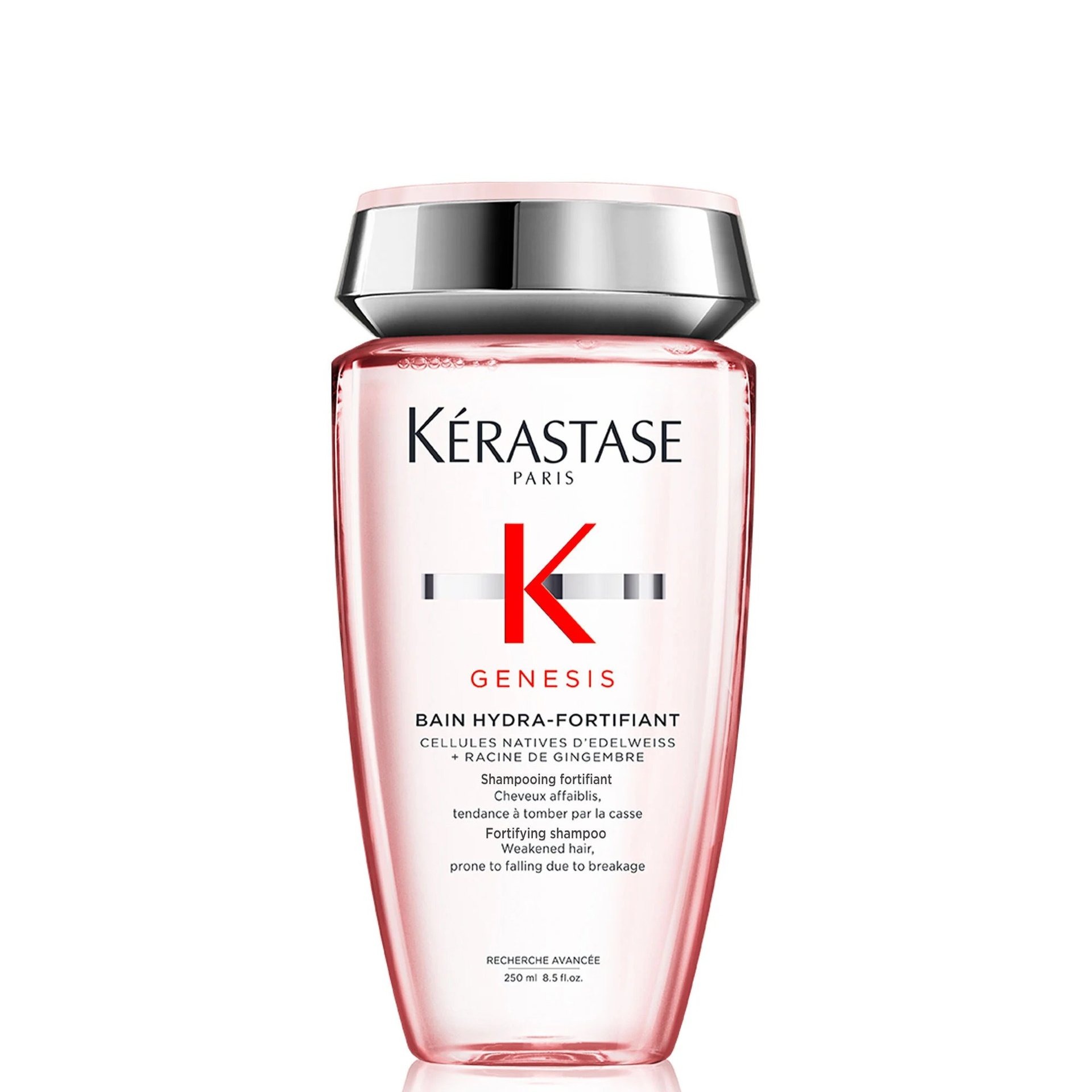 Shampoo Bain Hydra-Genesis atau Bain Nutri-Genesis untuk memperkuat akar rambut