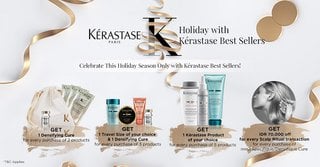 Dapatkan penawaran & promo produk Kerastase dan nikmati ritual perawatan rambut & kulit kepala terbaik di salon Kerastase terdekat