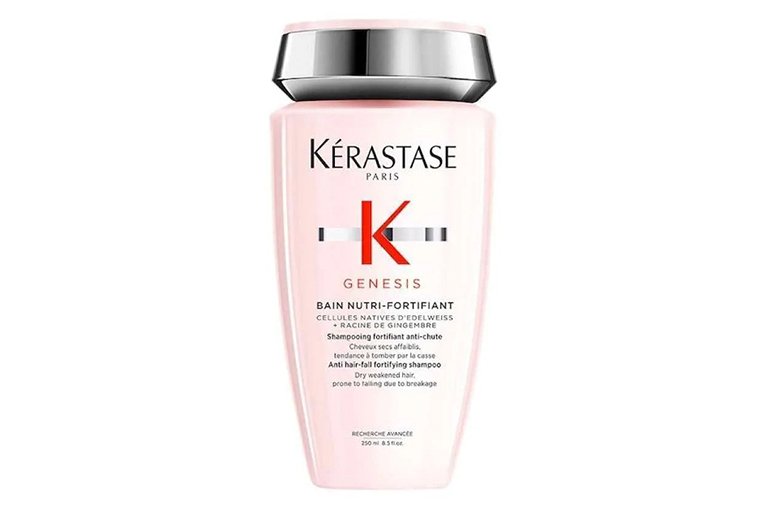 Shampo Kérastase Genesis Bain Nutri-Genesis yang bersifat Anti-Rontok untuk rambut kering dan rapuh