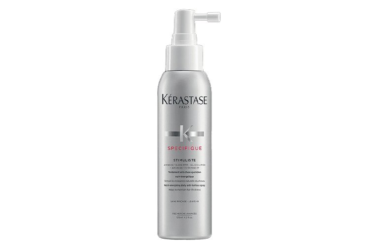 Foto rangkaian produk Kérastase Stimuliste untuk solusi anti-kerontokan yang efektif